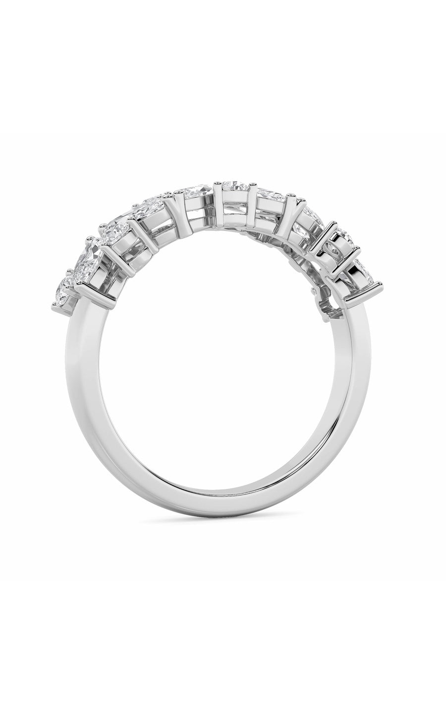 1.5Cttw Marquise Shaped Lab Grown Diamond (G/VS) Ring in 14K Gold