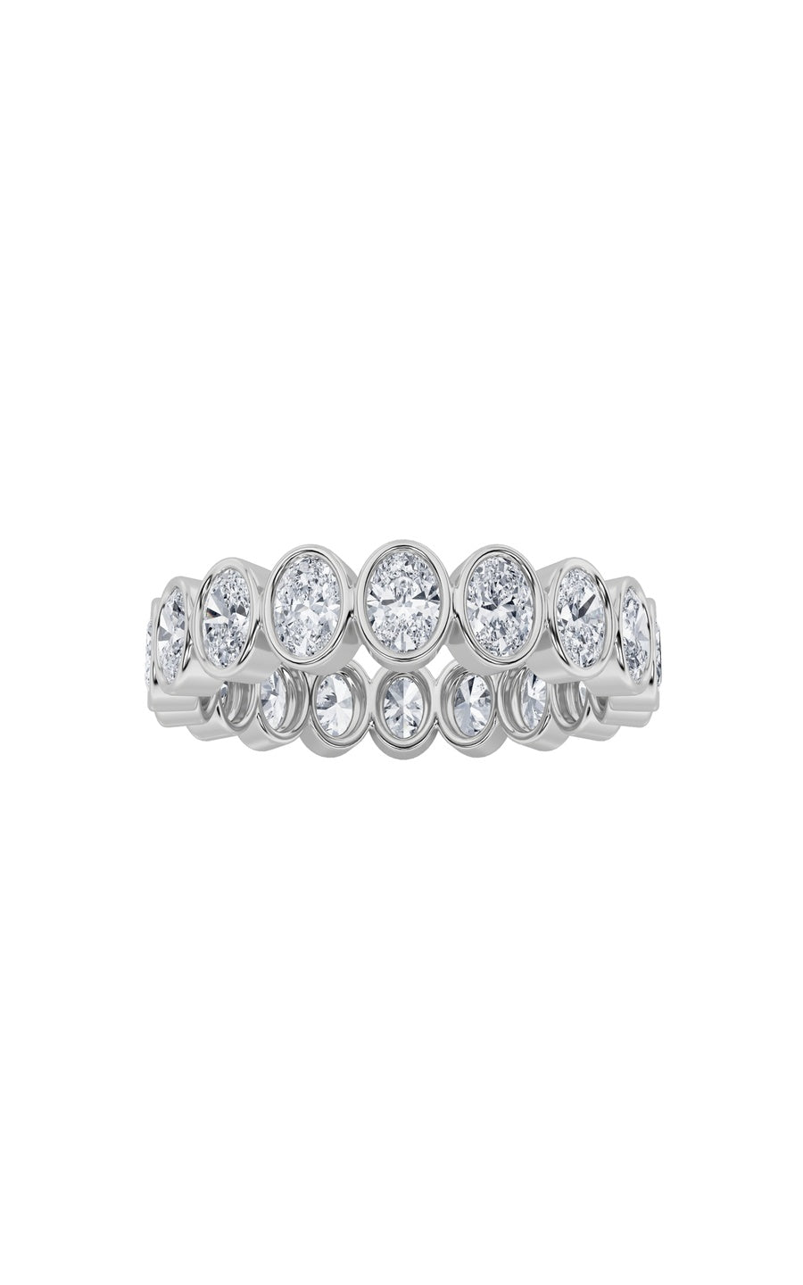 2.75Cttw Round Shaped Lab Grown Diamond (F/VS) Eternity Band Ring in 14K Gold