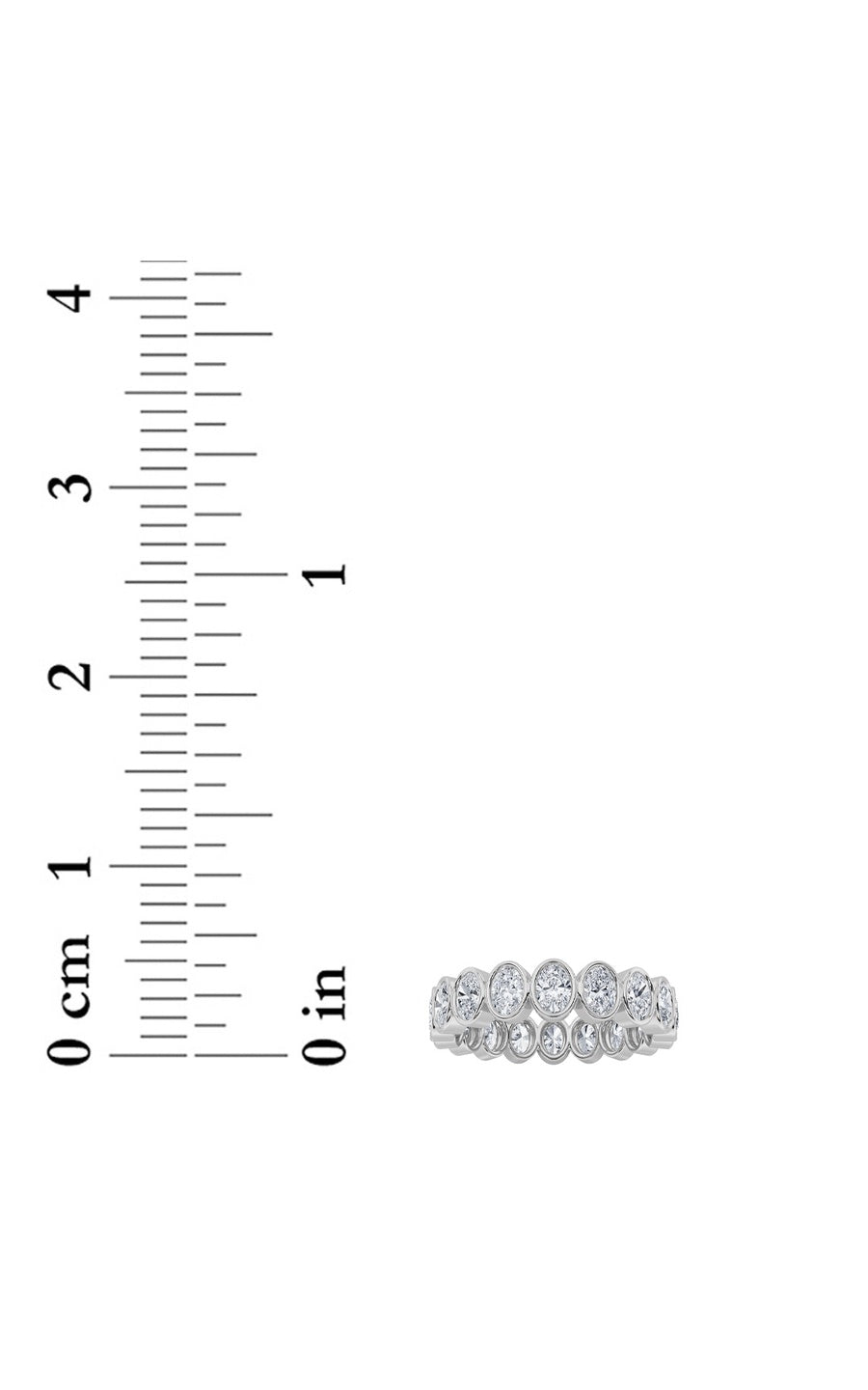 2.75Cttw Round Shaped Lab Grown Diamond (F/VS) Eternity Band Ring in 14K Gold