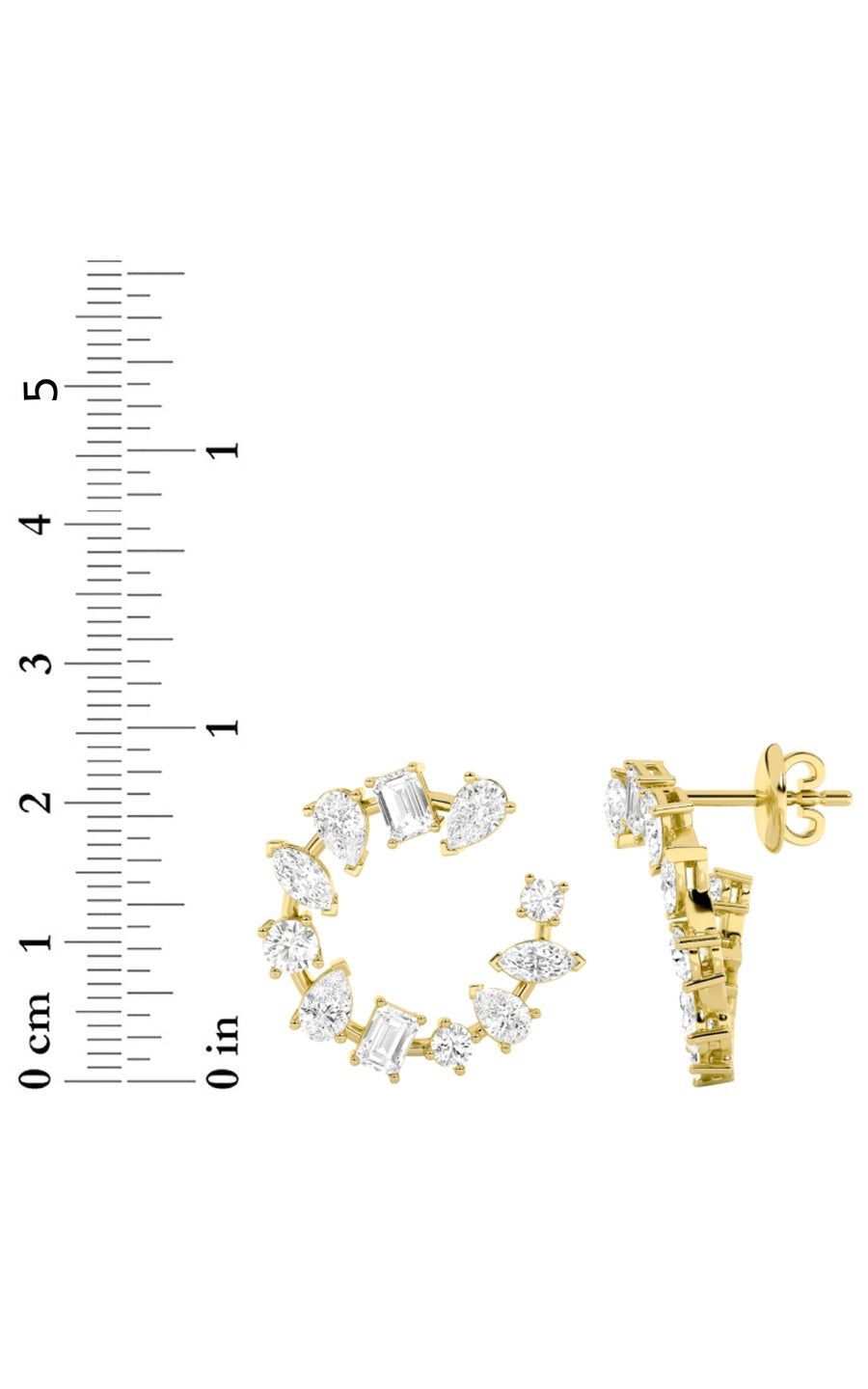 14K White Gold Earring KJ00061E.MX-5-21F