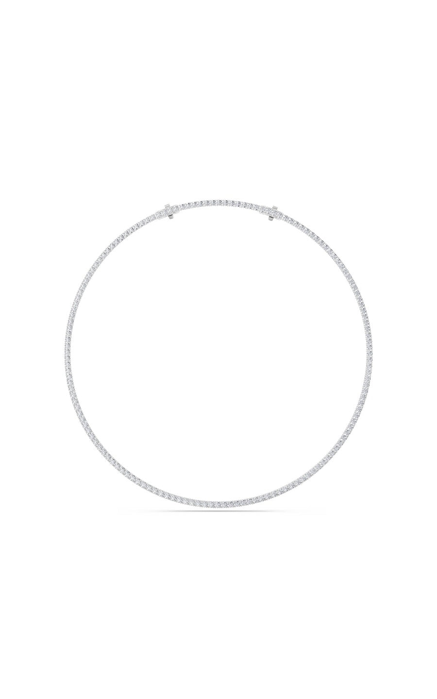 14K White Gold Necklace KJ00223N.RD-15-21F