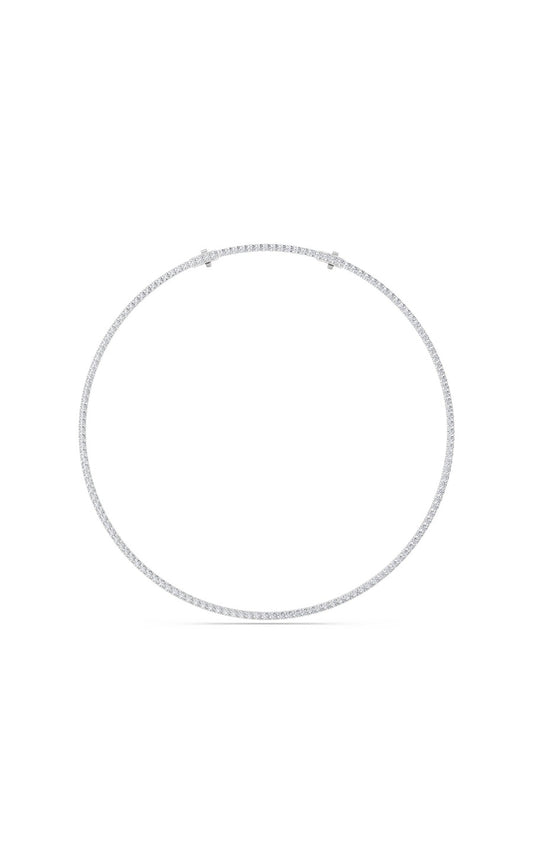 14K White Gold Necklace KJ00223N.RD-15-21F