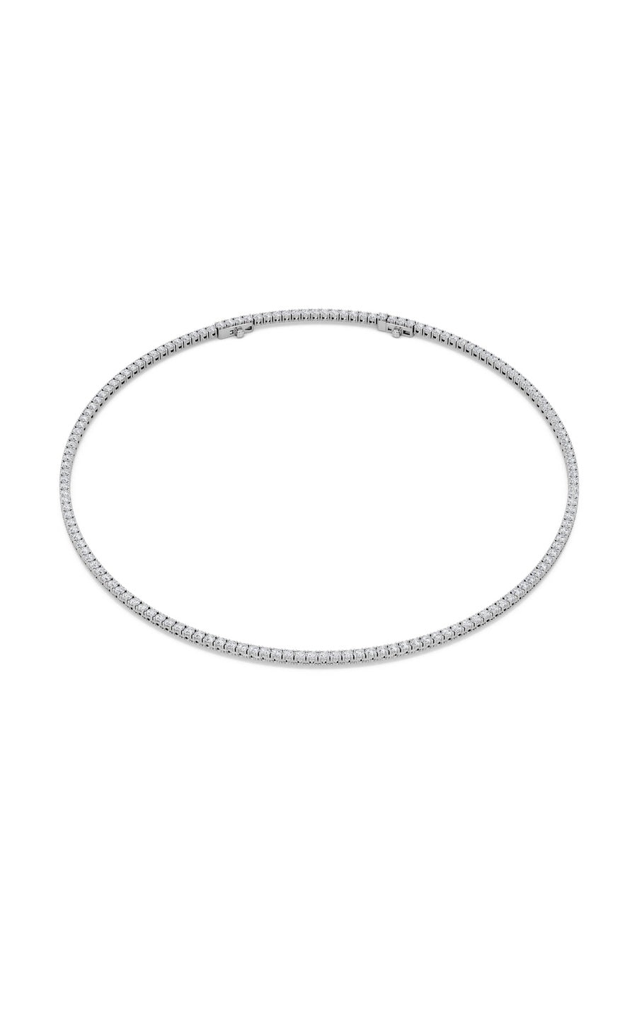 14K White Gold Necklace KJ00223N.RD-15-21F