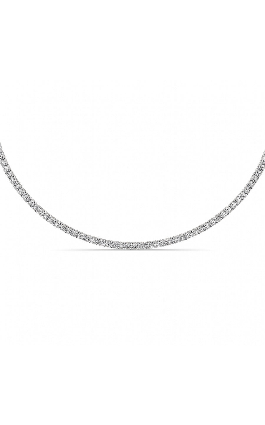14K White Gold Necklace KJ00223N.RD-20-21F