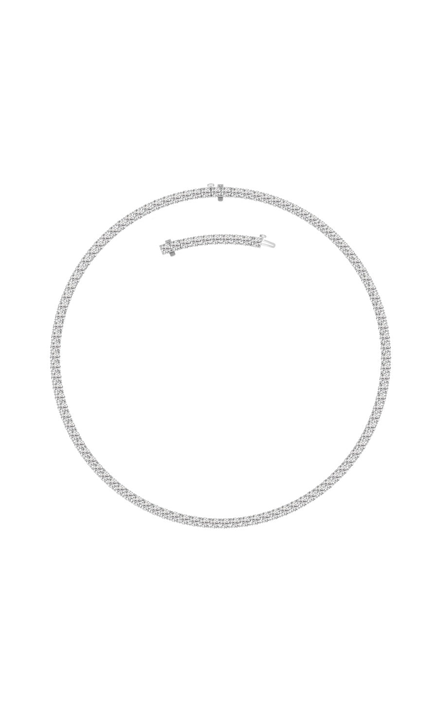 14K White Gold Necklace KJ00223N.RD-20-21F