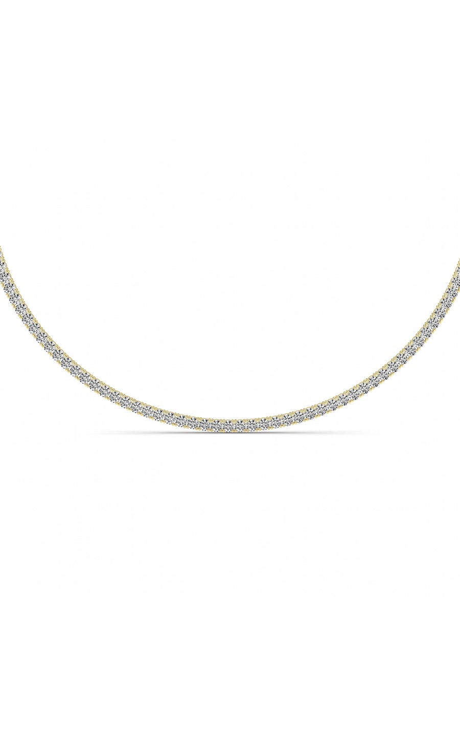 14K White Gold Necklace KJ00223N.RD-20-21F