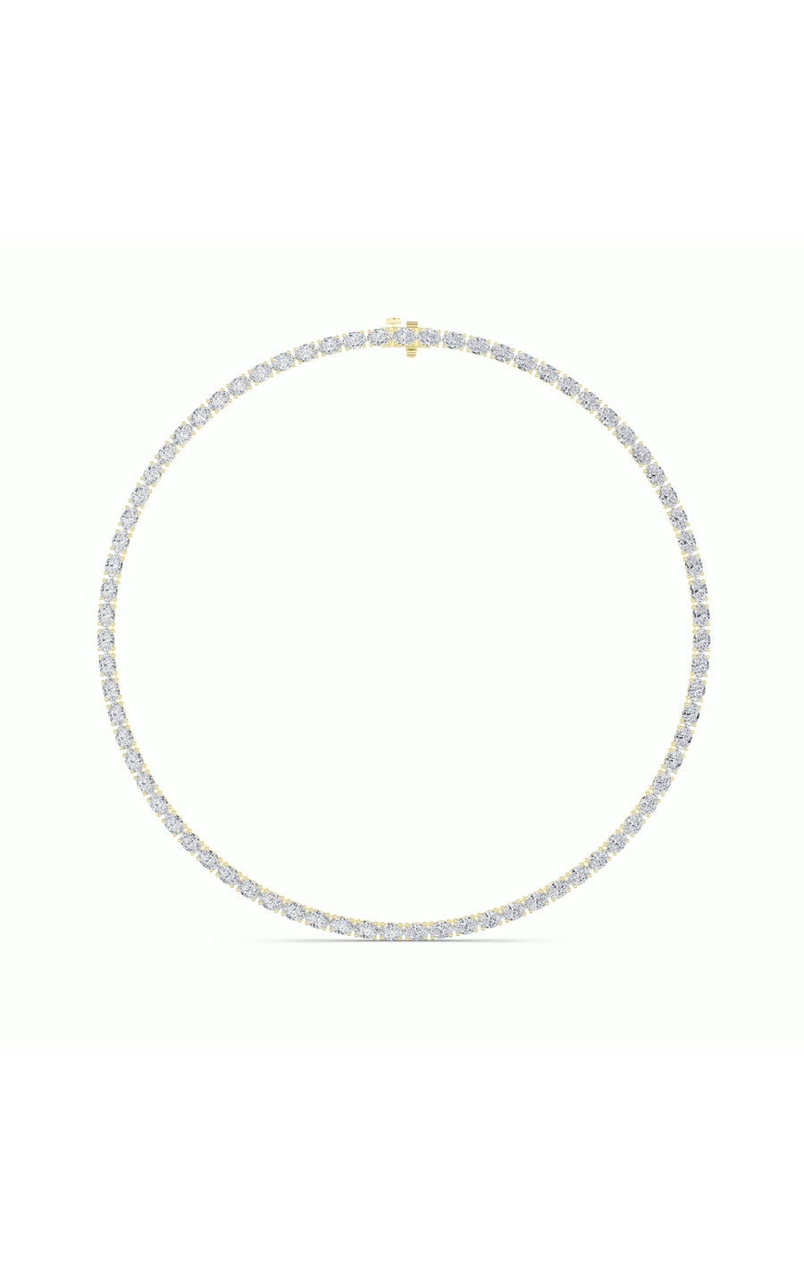 14K White Gold Necklace KJ01990N.OV-12-21F