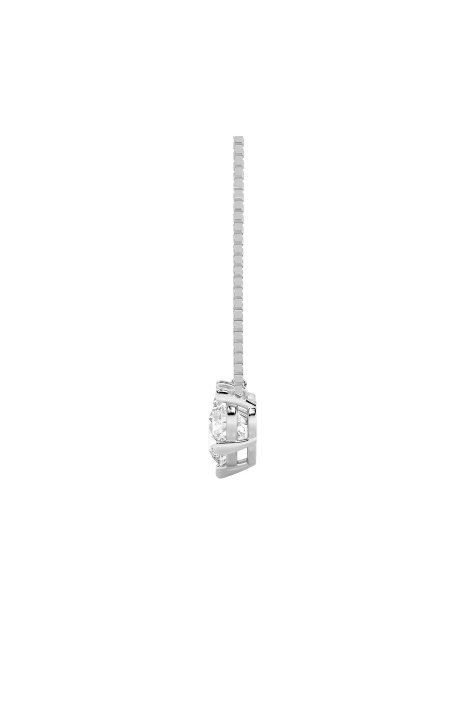 2Cttw Round Shaped Lab Grown Diamond (F/VS) ThreeStone Necklace in 14K Gold