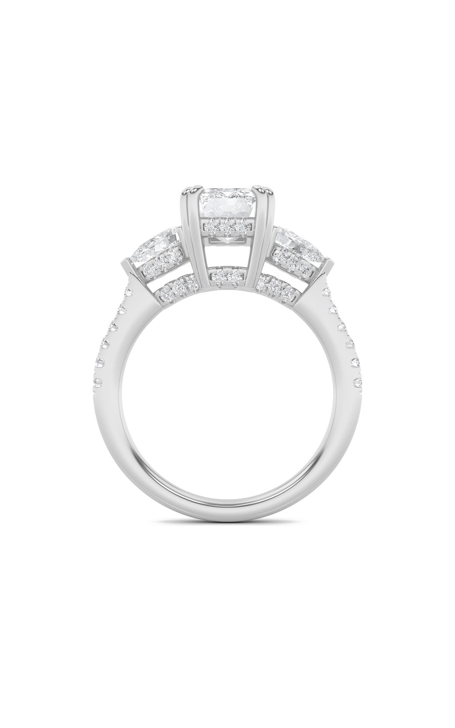 14K White Gold Ring KJ00914R.EM-3-21G