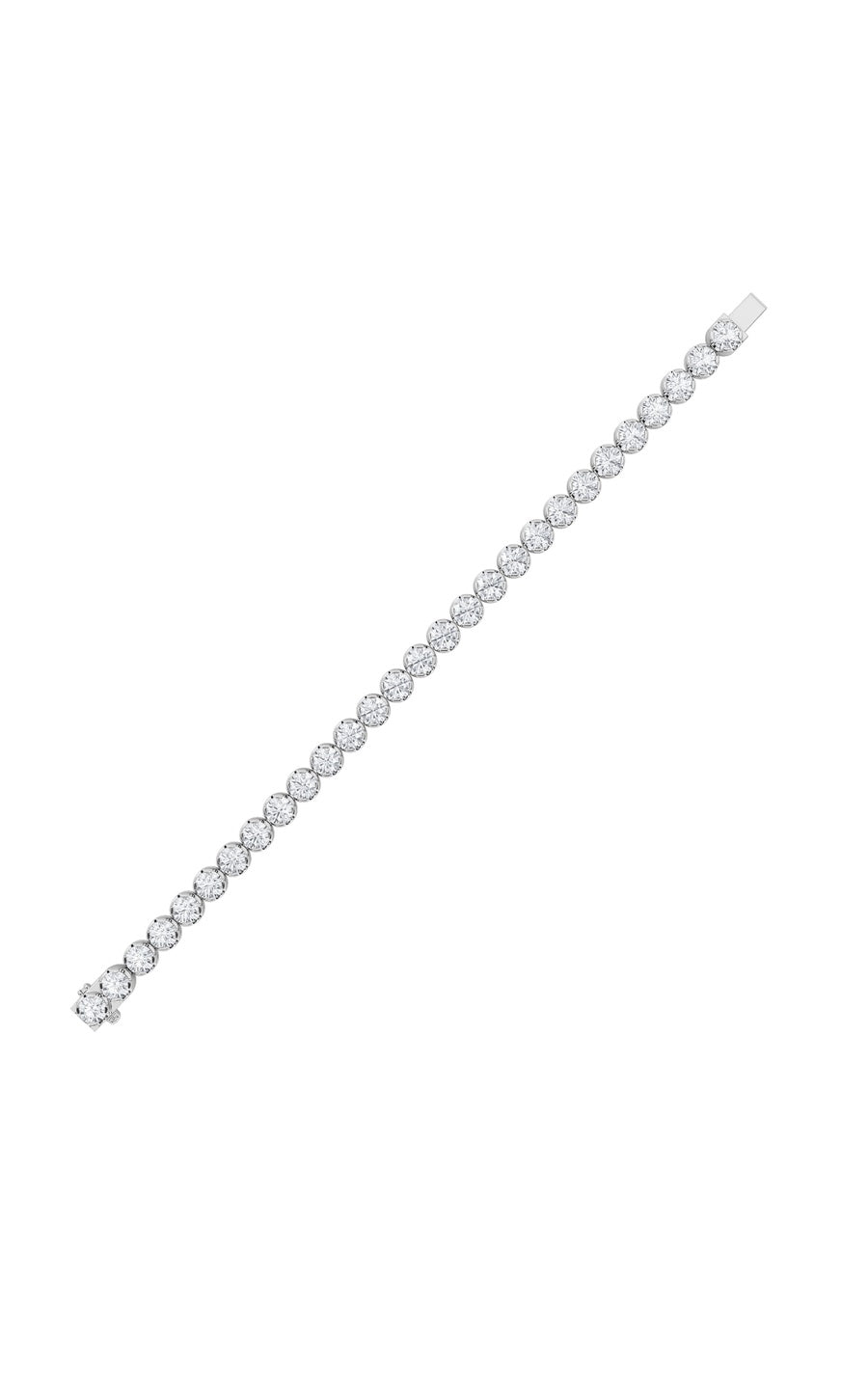 6Cttw Round Shaped Lab Grown Diamond (F/VS)  Bracelet in 14K Gold