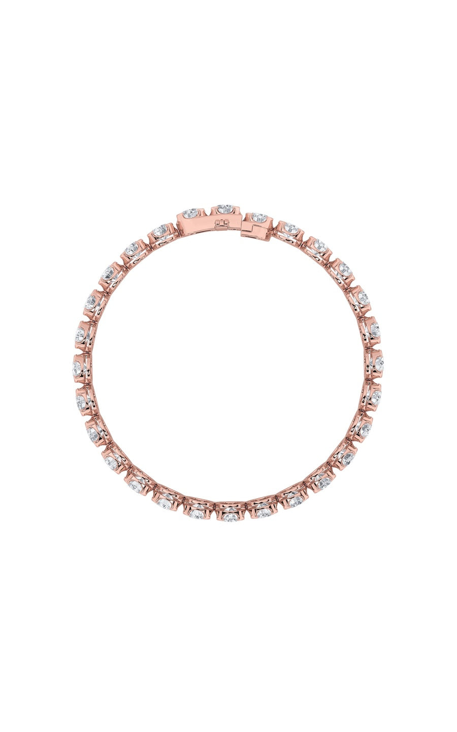 7Cttw Round Shaped Lab Grown Diamond (F/VS)  Bracelet in 14K Gold