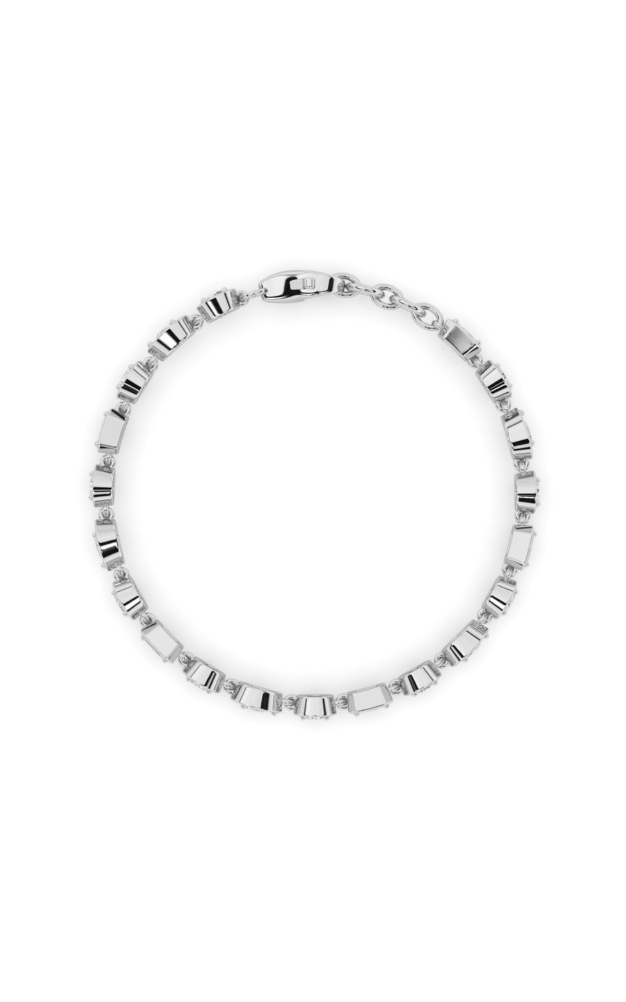 4Cttw Mix Shaped Lab Grown Diamond (G/VS) Braceletin 14K Gold