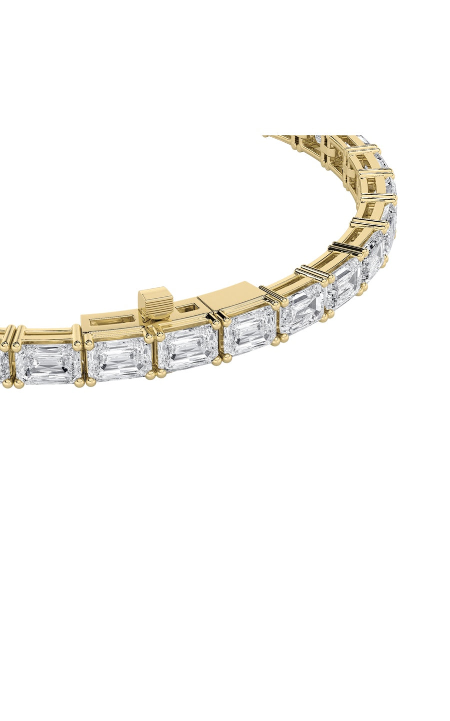 14K White Gold Bracelet KJ01991B.EM-10-21F