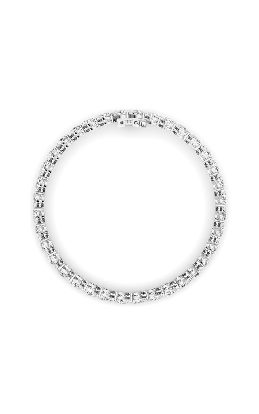 18Cttw Heart Lab Grown Diamond (F/VS ) Bracelet Bracelet in 14K Gold