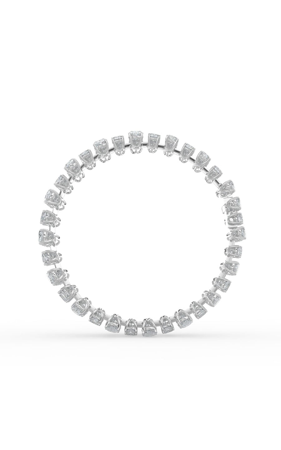 34.5Cttw Mix Shaped Lab Grown Diamond (F/VS) Bracelet in 14K Gold