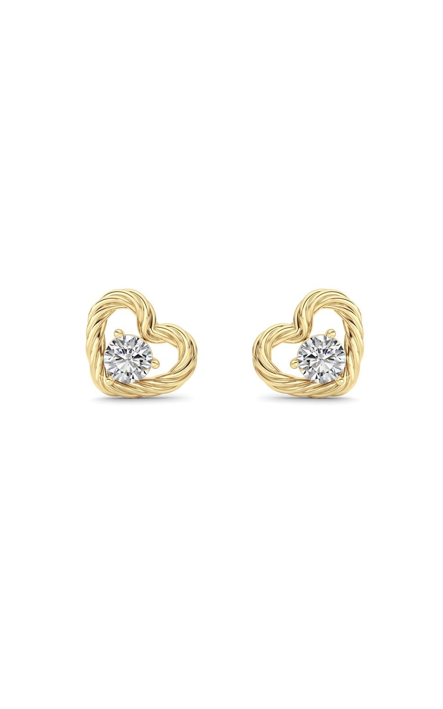 Silver, 14K White Gold Earring KJ02585E.RD-1-61F