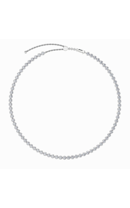 11CTW Round Shaped Lab Grown Diamond (F/VS)  Necklace in 14K Gold