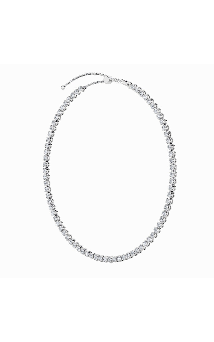 11Cttw Round Shaped Lab Grown Diamond (F/VS)  Necklace in 14K Gold