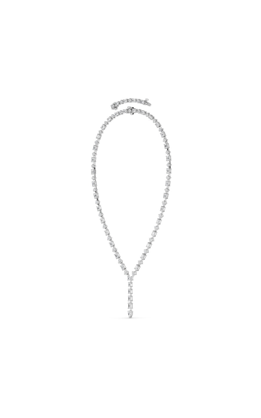 20Cttw Mix Shaped Lab Grown Diamond (F/VS ) Necklace in 14K Gold