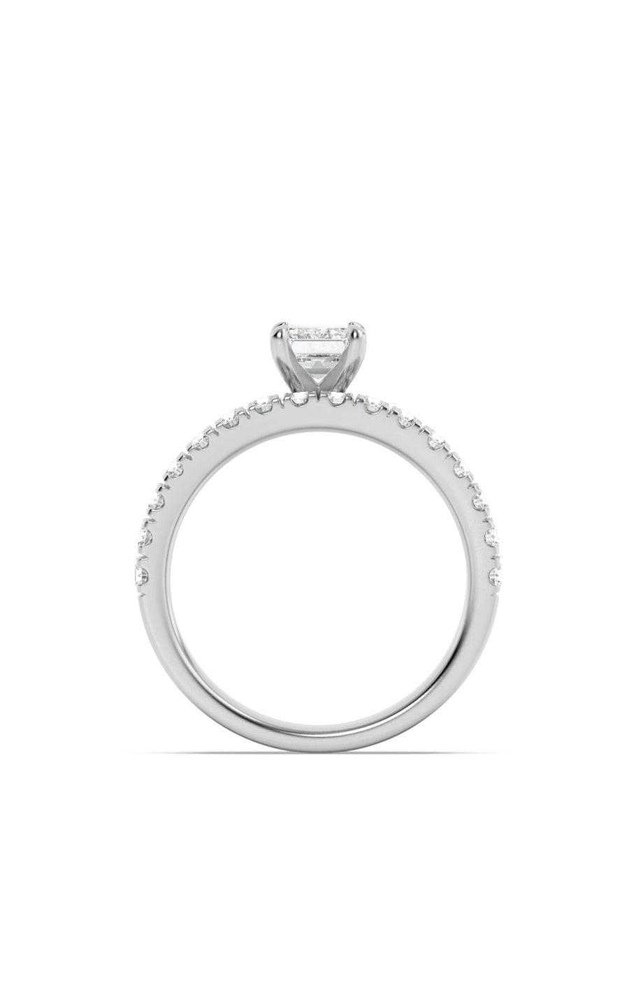 2Cttw Radiant Shaped Lab Grown Diamond (F/VS) Classic Accented Set With Band and Engagement Ring in14K Gold