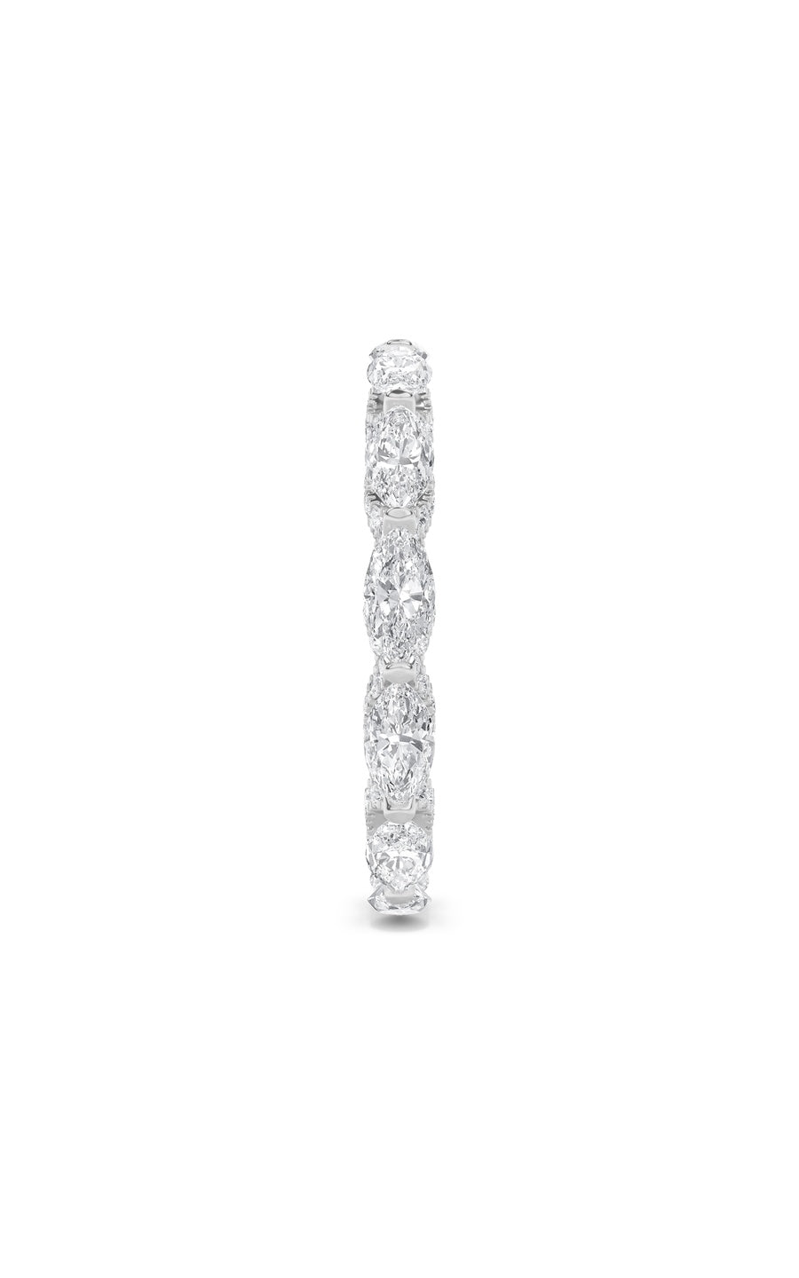 2.5Cttw Marquise Shaped Lab Grown Diamond (F/VS) Eternity Band Ring in 14K Gold