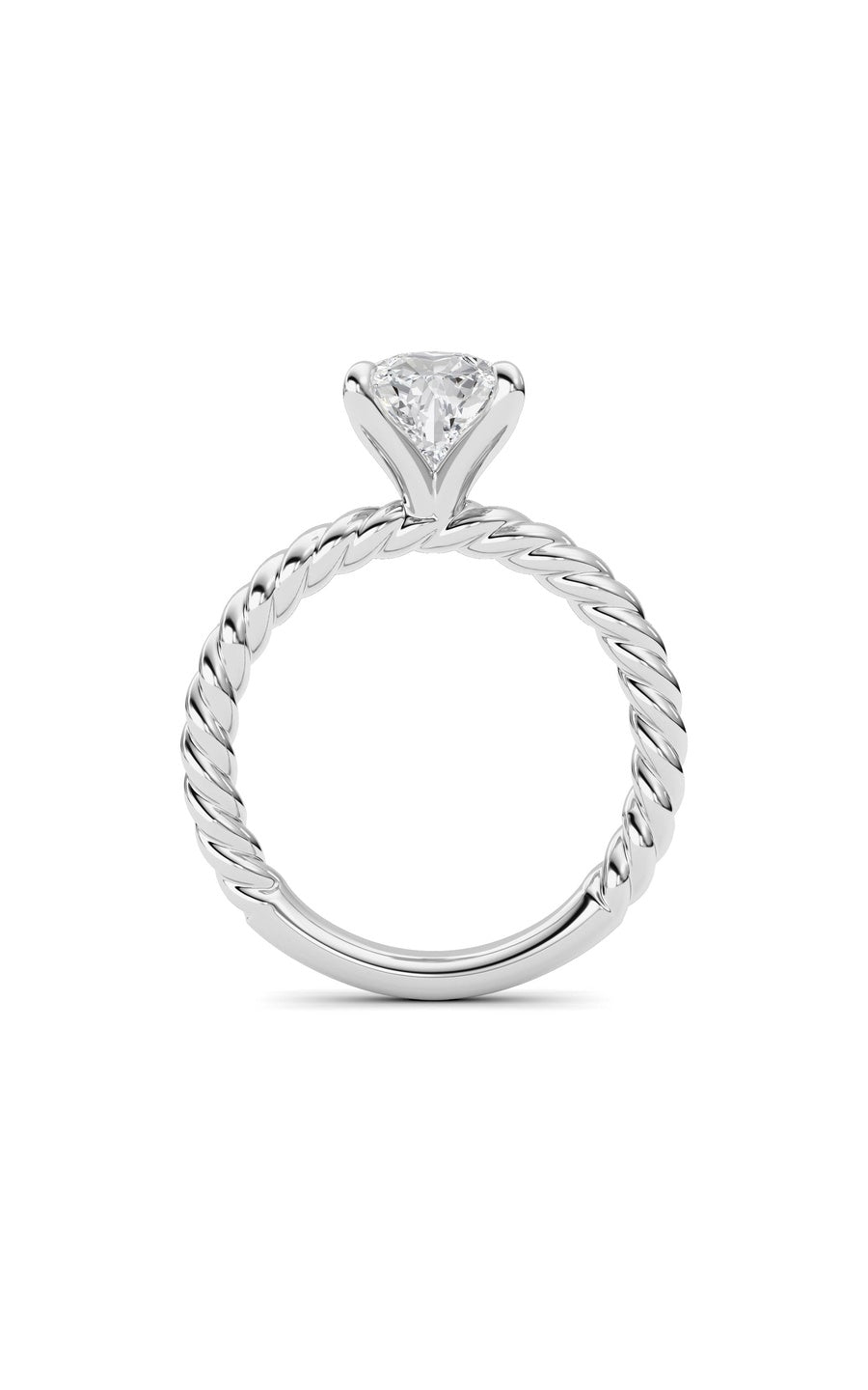 Pear Lab Grown Diamond (F/VS ) Ring in 14K Gold