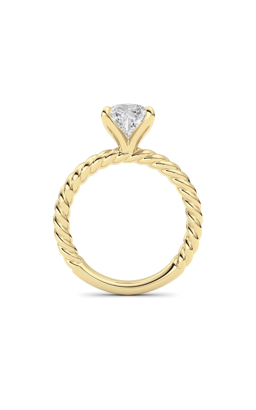 Pear Lab Grown Diamond (F/VS ) Ring in 14K Gold
