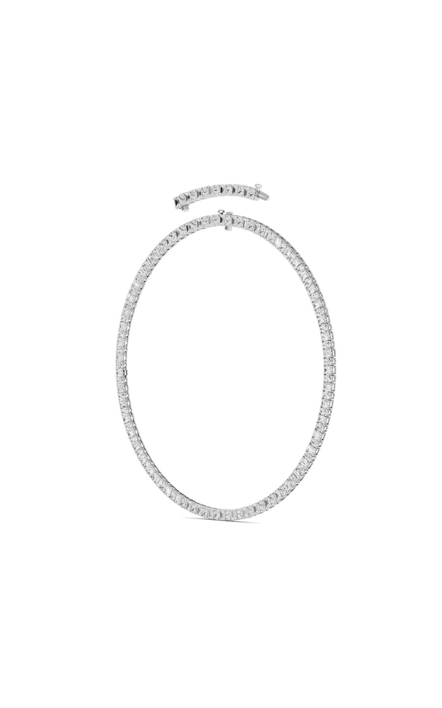 33Cttw Emerald Lab Grown Diamond (F/VS ) Necklacein 14K Gold