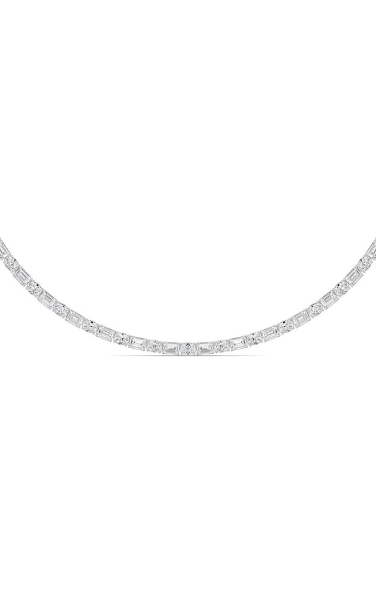 25Cttw Emerald Lab Grown Diamond (F/VS ) Necklacein 14K Gold