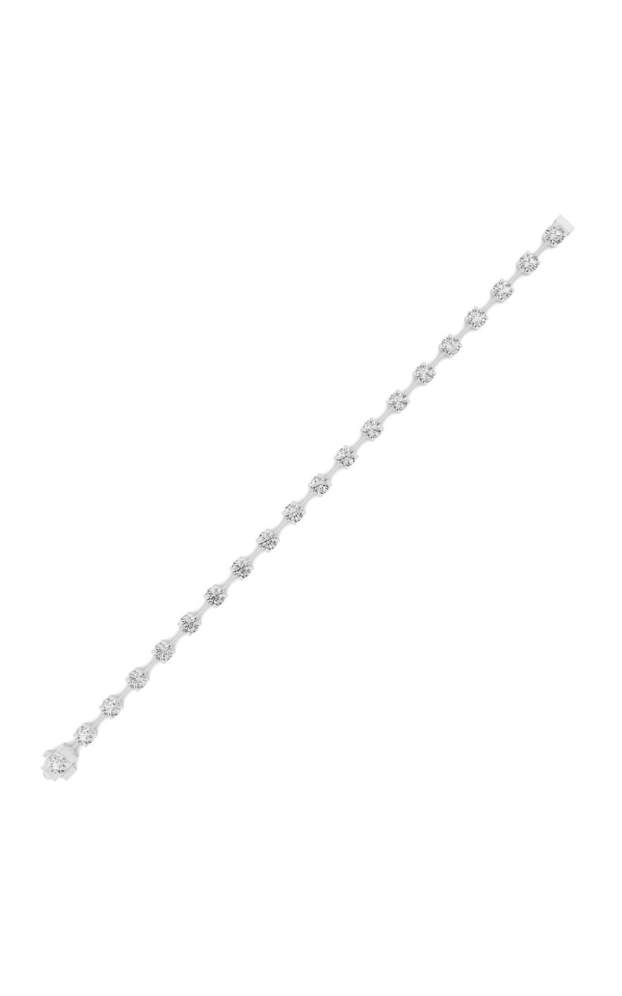 4.25Cttw Round Shaped Lab Grown Diamond Split Prong Eternity Ring in 14K Gold (F/VS)